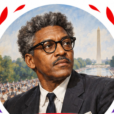 Portrait of Bayard Rustin