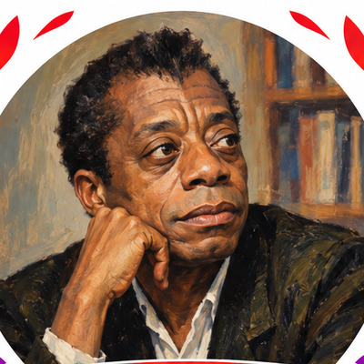 Portrait of James Baldwin